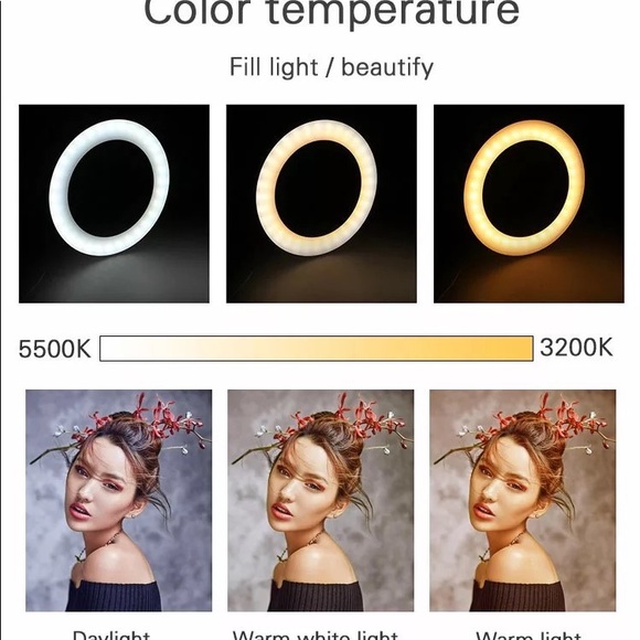 BRAND NEW LED SELFIE RING LIGHT WITH REMOTE CONTROL - Picture 6 of 7